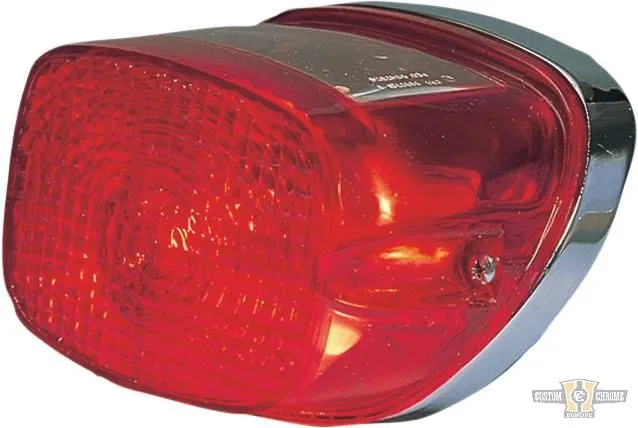 Late Style Taillight Chrome Dubbel Filament Harley-Davidson