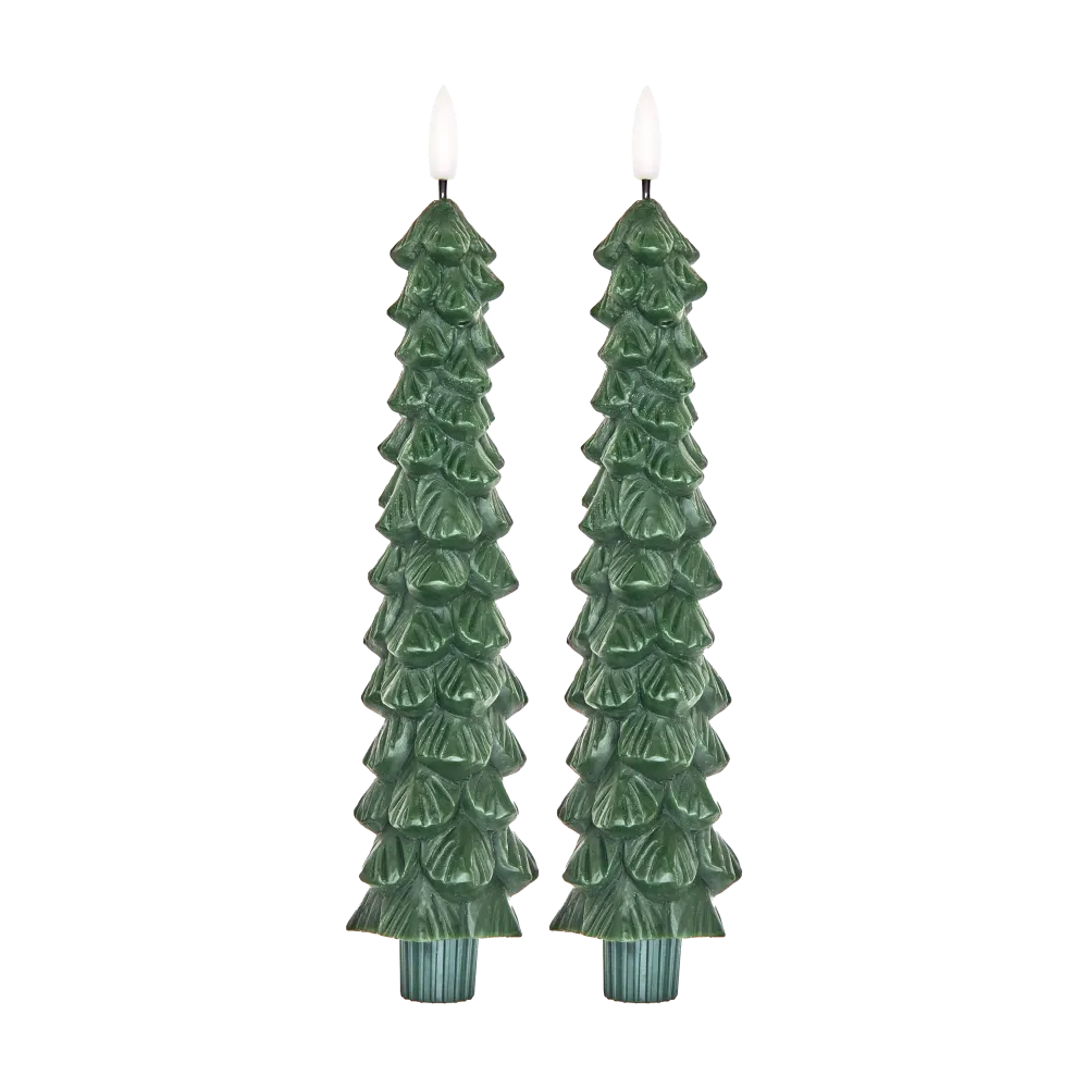 LED Candle - Groen - 2-pack