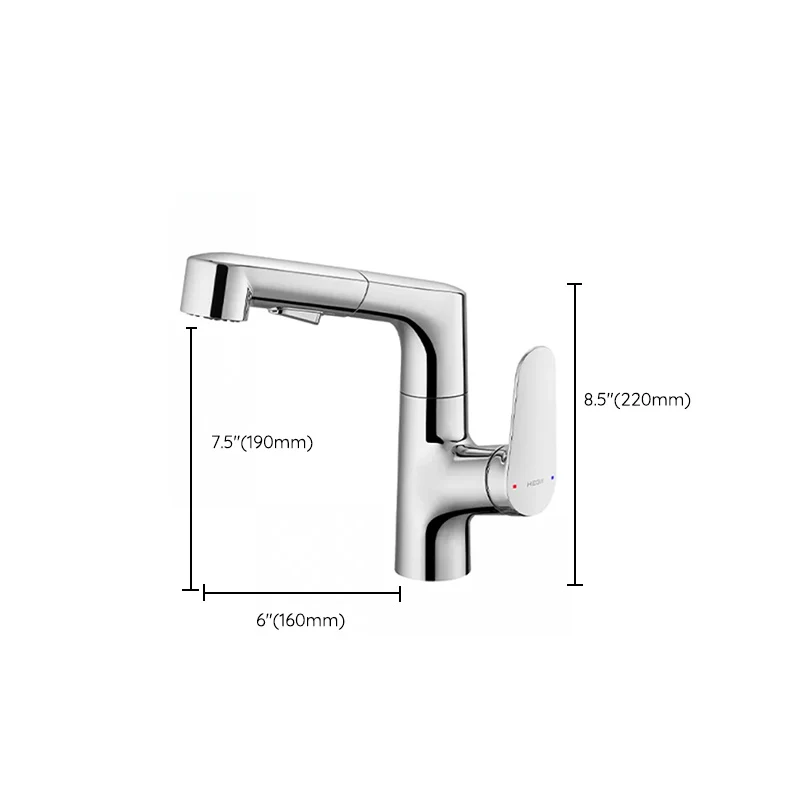 Lever Handles Sink Faucet Single Hole Chrome Geel koper Bathroom Sink Faucet