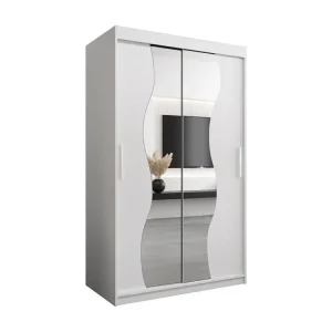 MADRYT KLEDINGKAST MET SCHUIFDEUREN 200/120/62 2 deuren (wit/wit)
