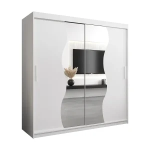 MADRYT KLEDINGKAST MET SCHUIFDEUREN 200/200/62 2 deuren (wit/wit)