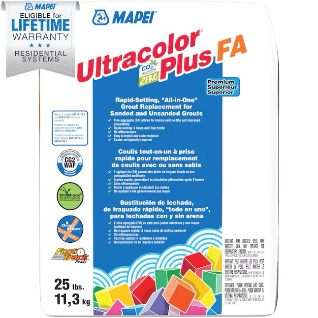 MAPEI Ultracolor Plus FA Armor #5230 Universeel Grout (25-lb)