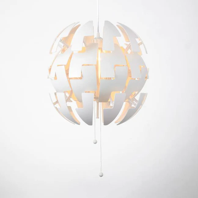 Metallic Exploding Pendant Hanging Light Individueel Light Contemporary Suspension Lamp Green/Orange/White White