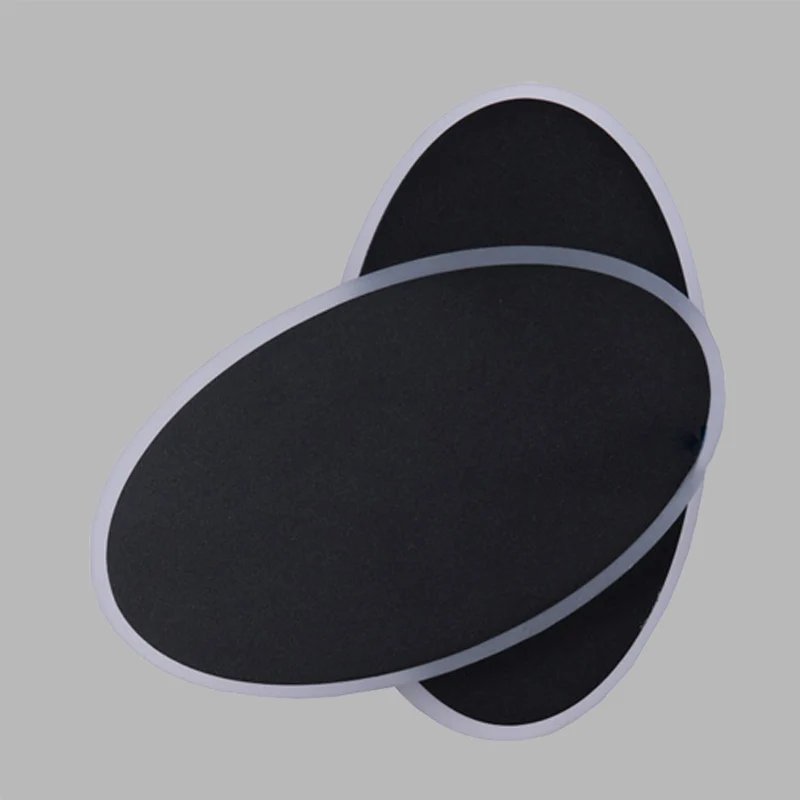 Modern LED Sconce Light White/Black Finish Double Oval Wall Lamp Fixture Kunststof glas Shade Warm/White Light White