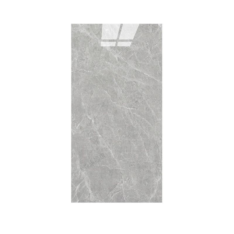 Modern Marbling Single Tile Watervast Backsplash Rectangular Wall Tile Cream