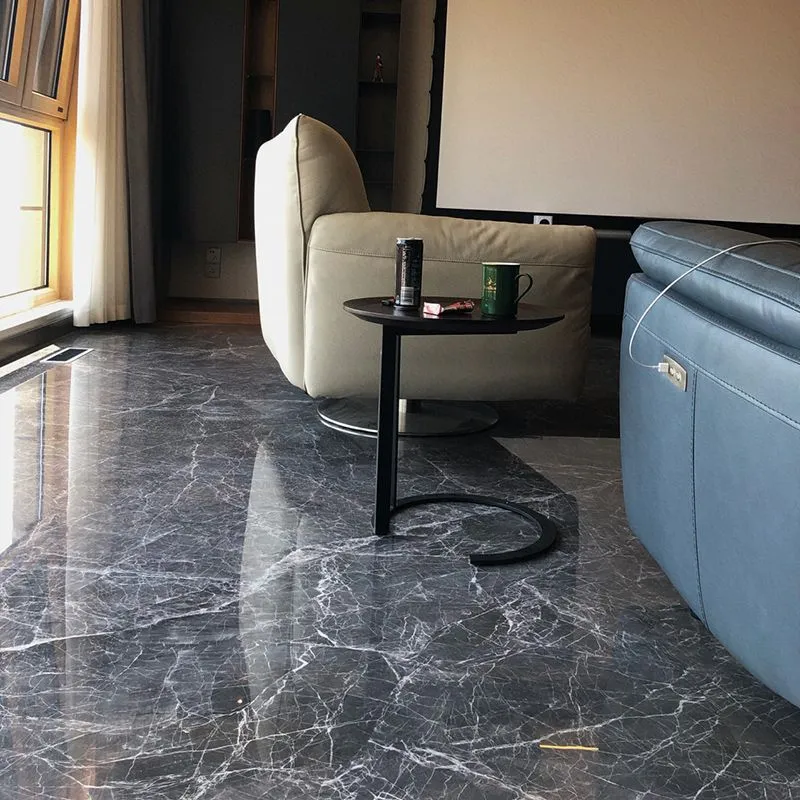 Modern Porcelain Singular Tile Marble Versierd Textured Wall Tile Gray