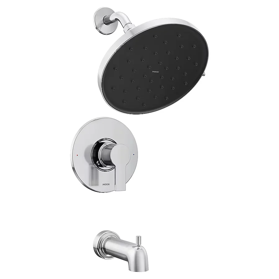 Moen Avri Magnetix Chrome 1-handle Individueel Function Round Bathtub and Shower Faucet Valve Included
