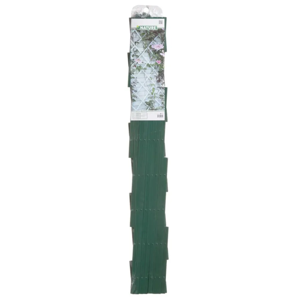 Nature 2 st Tuinlatwerken 100x200 cm VINYL groen