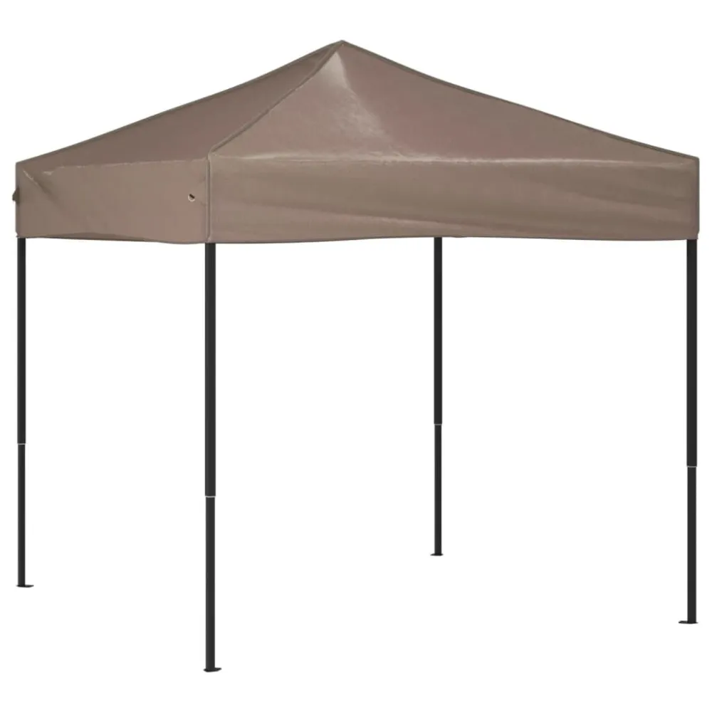 Partytent inklapbaar 2x2 m taupe