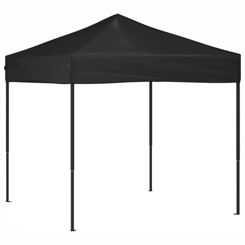 Partytent inklapbaar 2x2 m zwart