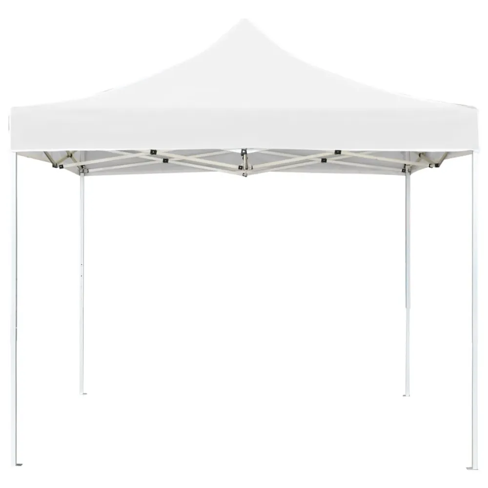 Partytent professioneel inklapbaar 2x2 m aluminium wit