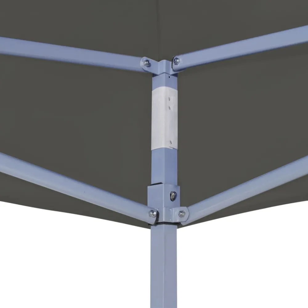 Partytent professioneel inklapbaar 2x2 m staal antraciet