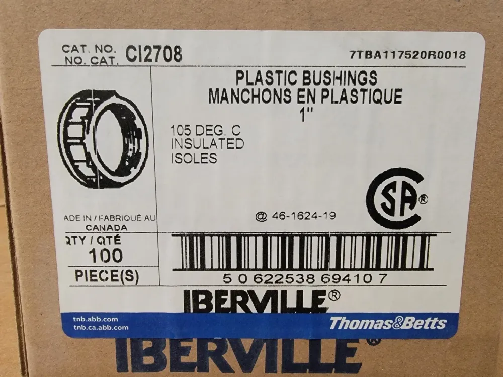 1" Plastic Bushing CI2708 (Box 100)