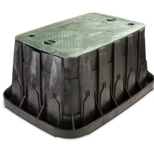Rain Bird - Super Jumbo Valve Box - Koolzwart Body Green Lid + 2 Locks