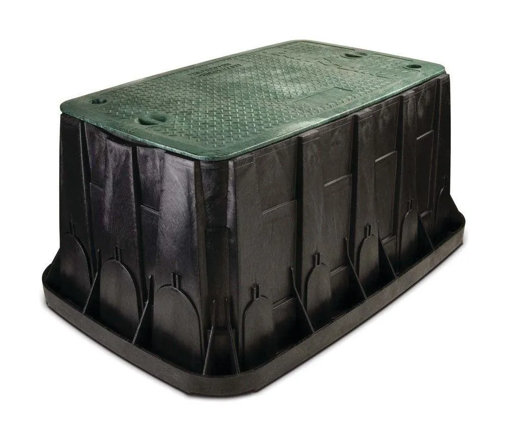 Rain Bird - VBMAXH Maxi Jumbo Valve Box - Ebbenhout Body Green Lid + 2 Locks