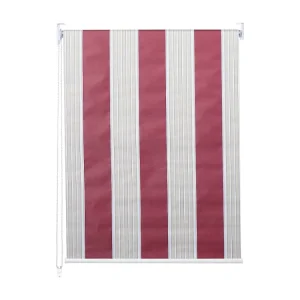 Rolgordijn MCW-D52, rood/wit/beige