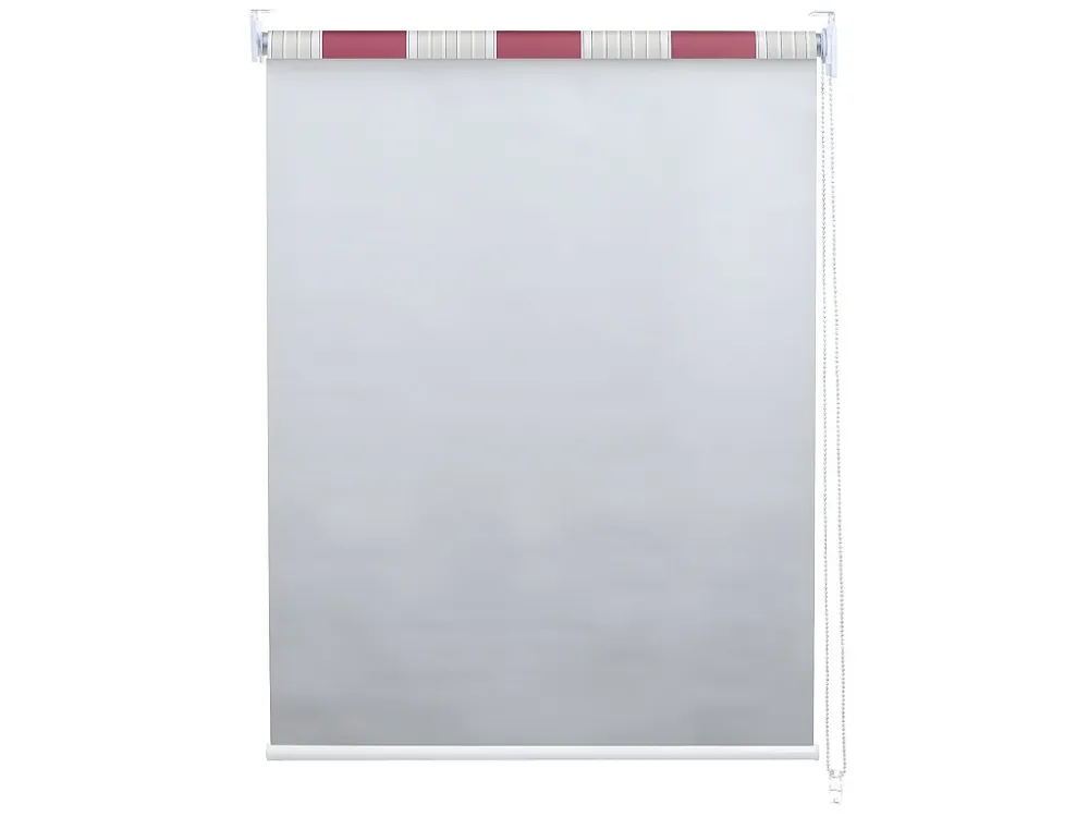 Rolgordijn MCW-D52, rood/wit/beige