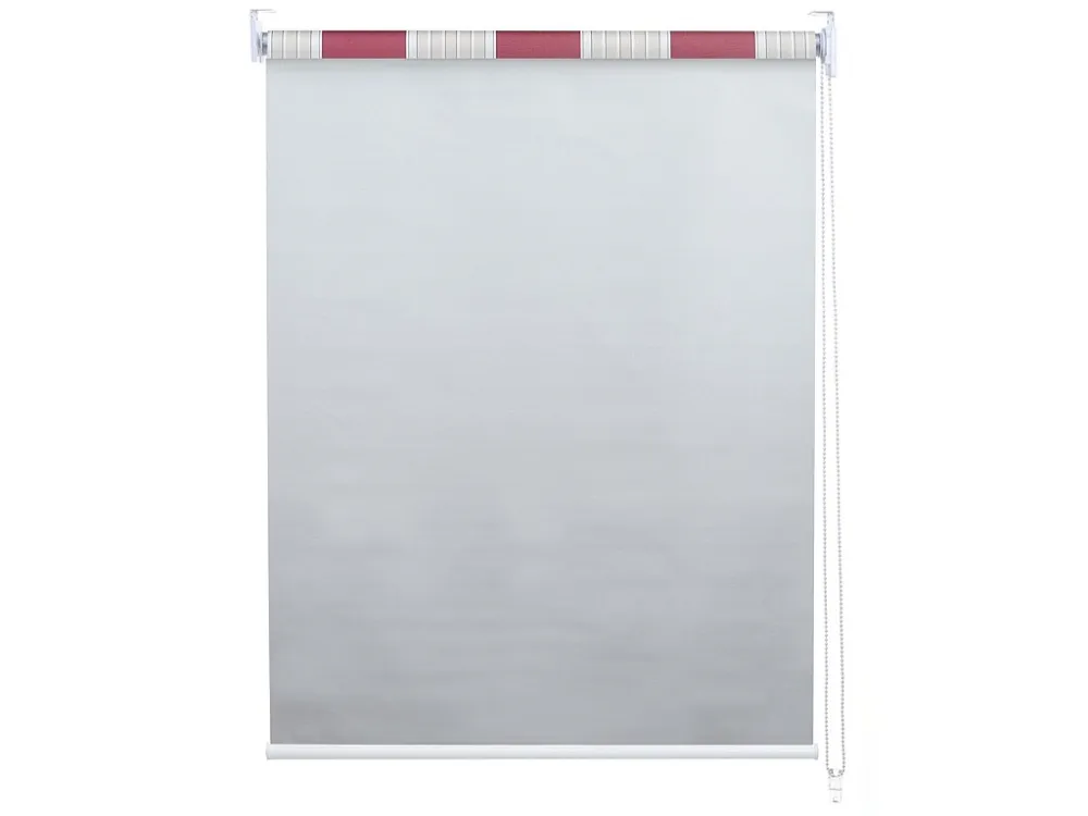 Rolgordijn MCW-D52, rood/wit/beige