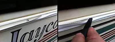 1" ROOD Vinyl Trim Molding Screw Cover RV Boat Camper Travel Trailer
