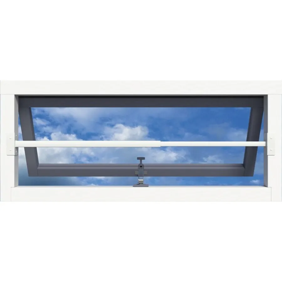 SecuBar Single barrièrestang - wit - 60-110 cm - 2010.356.011