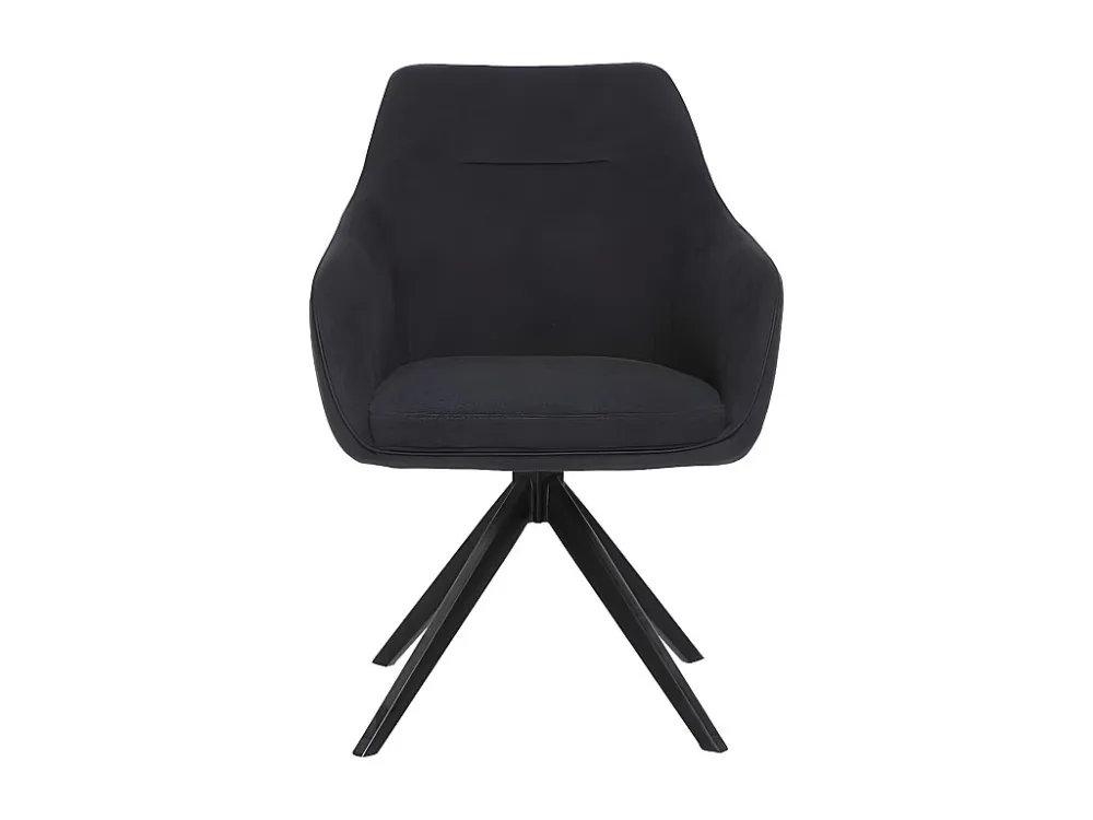 Set van 2 stoelen MUSE met armleuningen - Kleur: Grijs