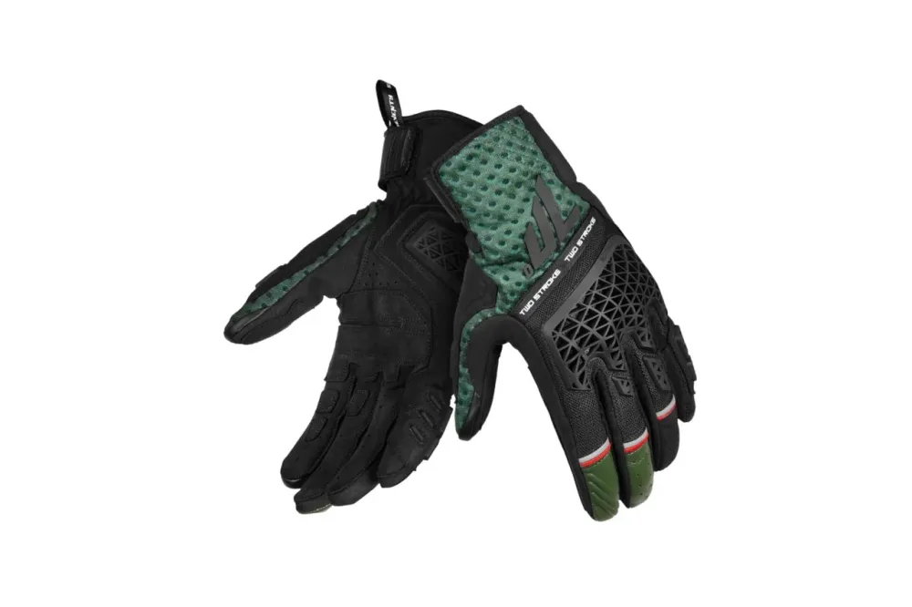 SEVENTY GUANTE SD-N60 TWO STROKE VERANO UNISEX NEGRO/VERDE/ROJO Black