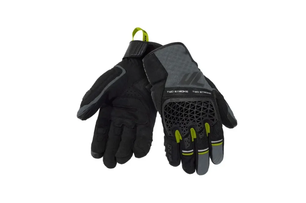 SEVENTY GUANTES SD-N60 TWO STROKE VERANO UNISEX NEGRO/GRIS/AMARILLO FLUOR Black