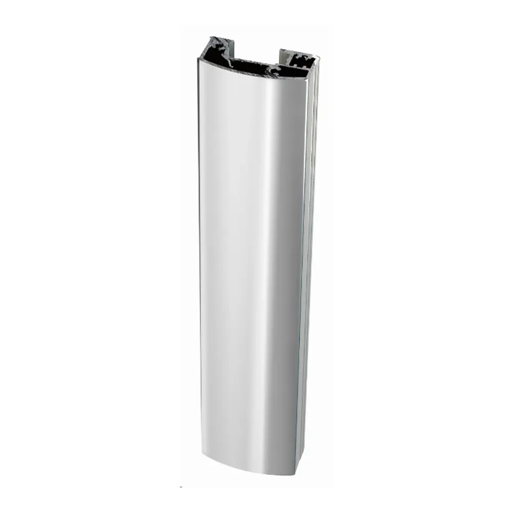 Shower door single sliding panel 130cm doorzichtig crystal 6mm h195 silver profile Made Italy