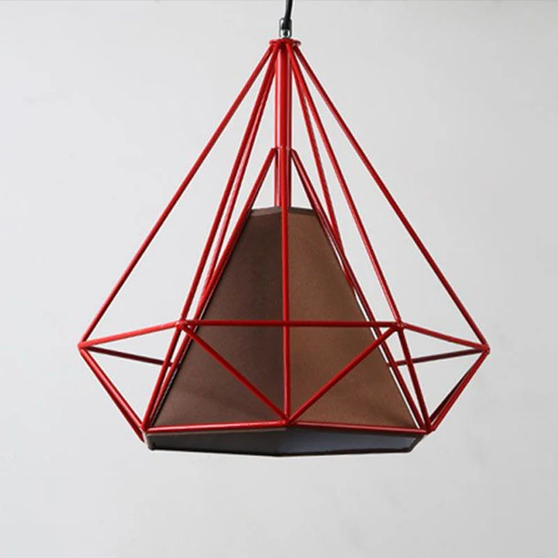 Simplicity Diamond Frame hanglamp 1 lamp ijzeren hanglamp voor restaurant