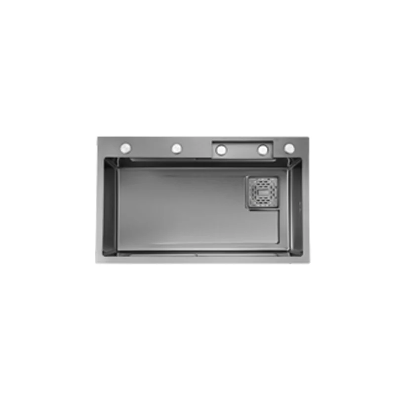 Single Basin Kitchen Sink Contemporary Niet-roestend Steel Kitchen Sink 27l