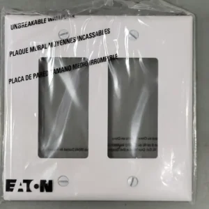 Single Gang Decorator Wall Plate PJ262W-SP-L (Box 8)