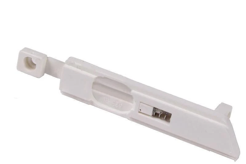 Single Hung Sliding Window 4-3/16" White Hellend Latch - Right