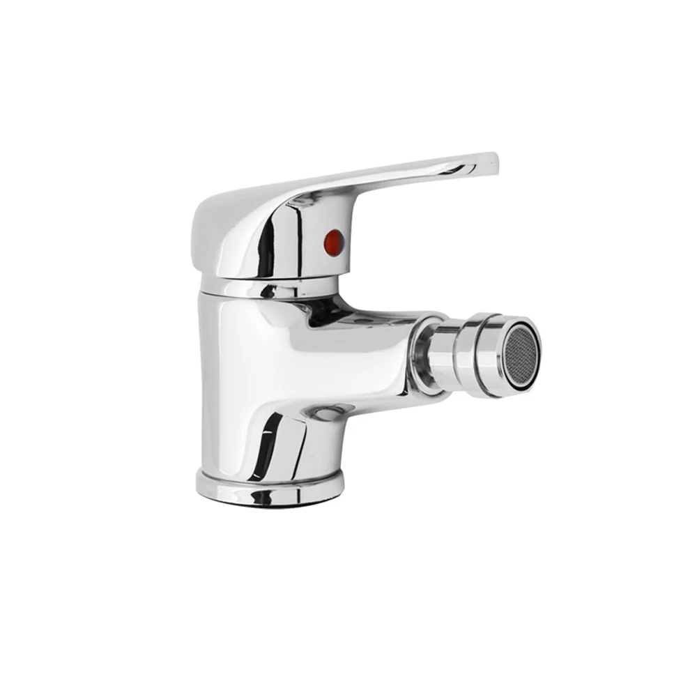 Single-lever bidet faucet Ines series HydrAll chrome-plated geel koper
