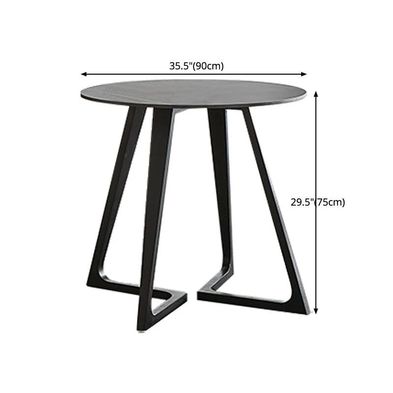 Sintered Stone Dining Table Industrial Tweevoudig Pedestal Table Dining Room 23