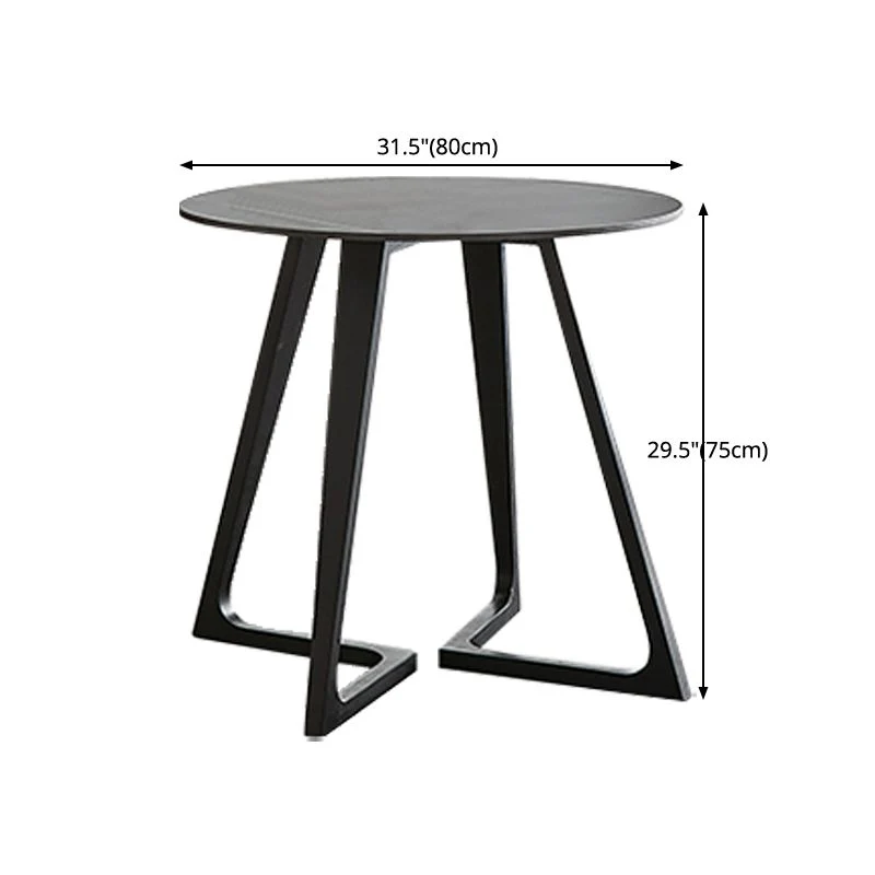 Sintered Stone Dining Table Industrial Tweevoudig Pedestal Table Dining Room 23