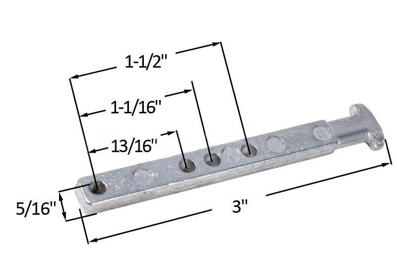 Sliding Window Pivot Bar Replacement Solo or Double Hung Windows