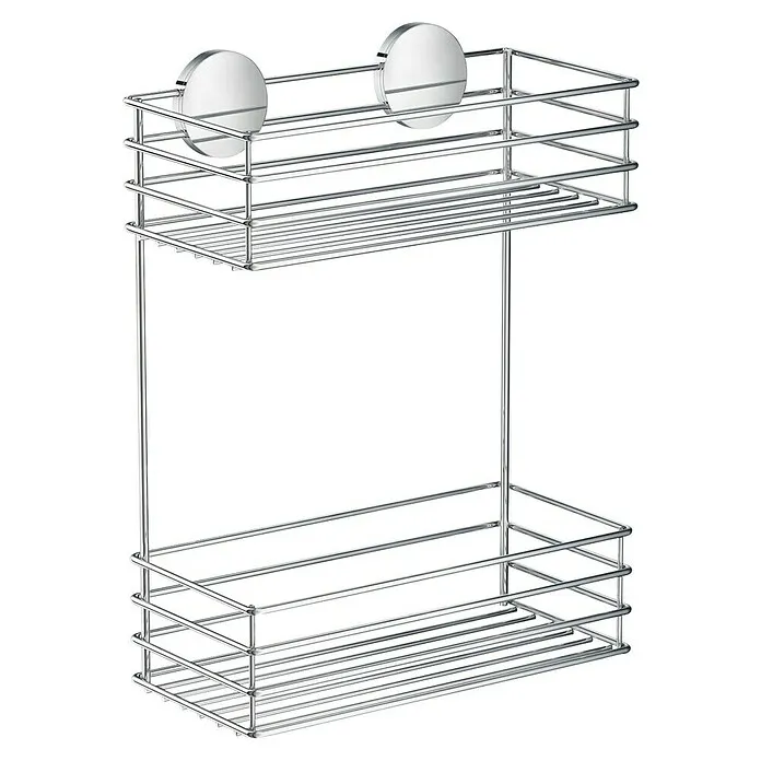 Smedbo Douchekorf Dubbel B1202 - 12 x 25 x 32 cm, Chroom, Glanzend
