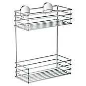 Smedbo Douchekorf Dubbel B1202 - 12 x 25 x 32 cm, Chroom, Glanzend
