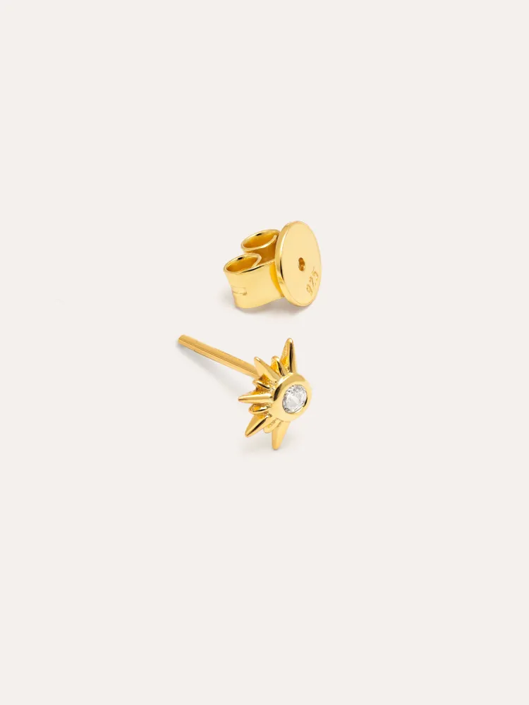 Solar Gold Solo Earring