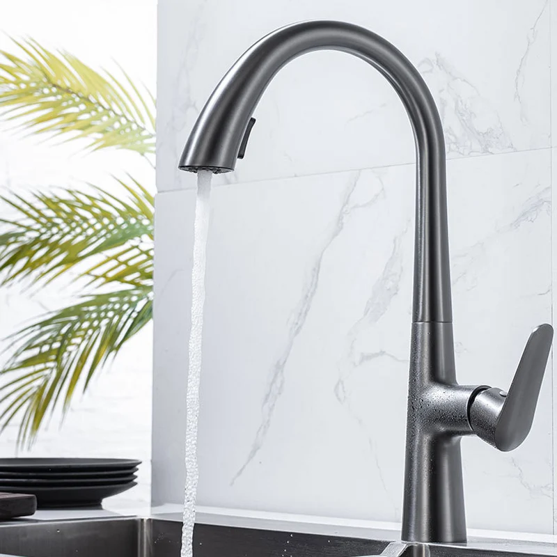Solo Handle Kitchen Faucet Pull Down Faucet Pull out Sprayer
