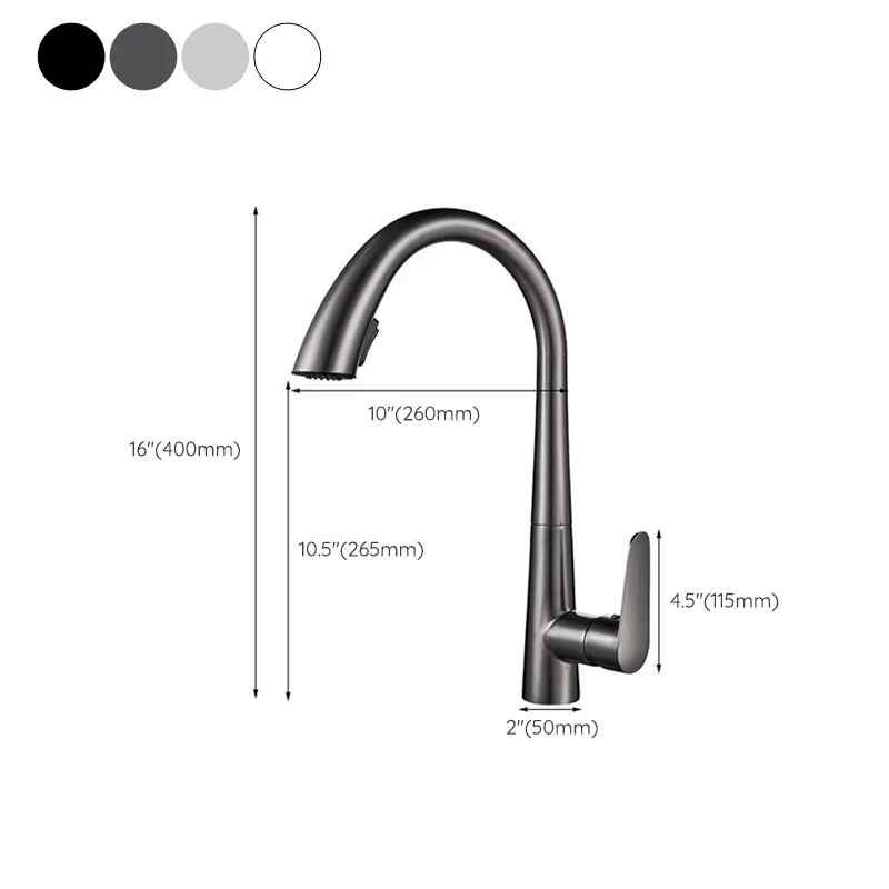 Solo Handle Kitchen Faucet Pull Down Faucet Pull out Sprayer