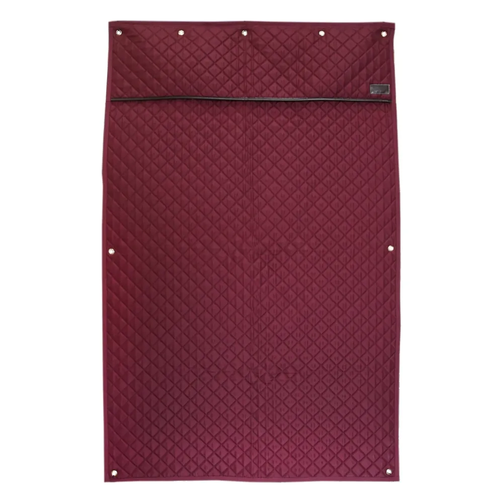 Stable Curtain Dark Rood One Size