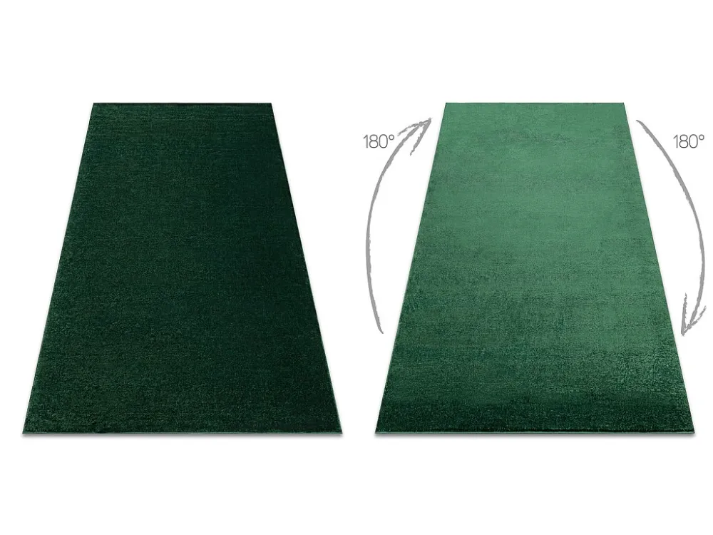 Tapijt SOFTY uniform, enkele kleur forest groen 180x270 cm