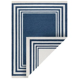 Tapijt TWIN 22990 Kader, katoen, dubbelzijdig, Ecologische franjes - d 80x300 cm