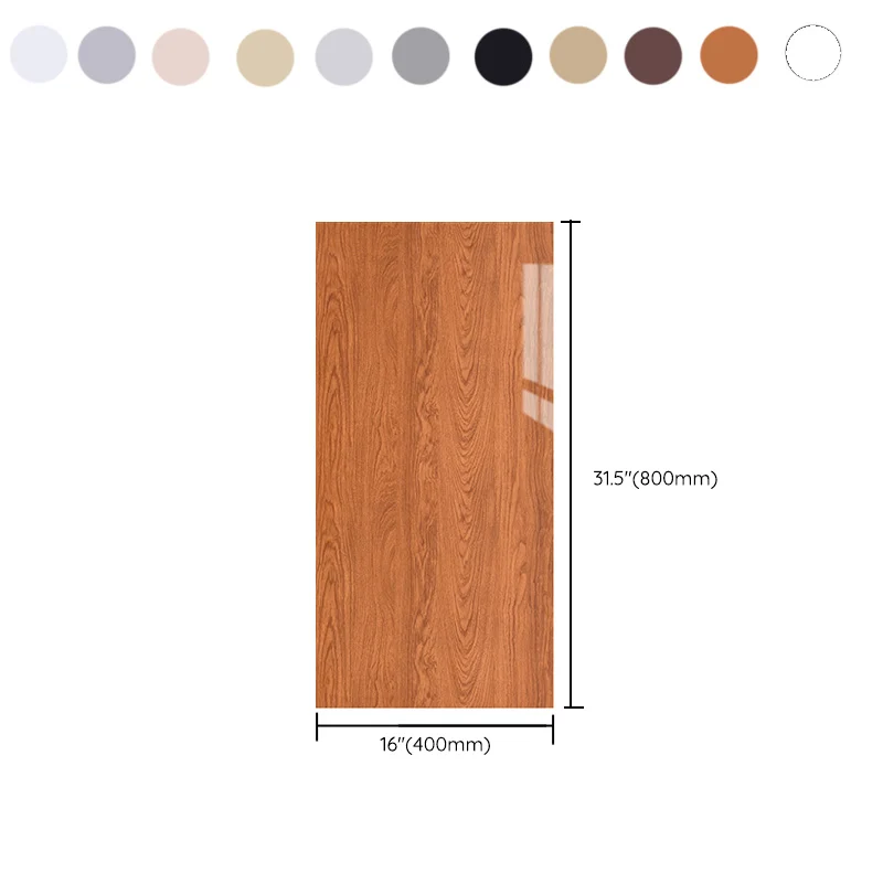Één Tile Wallpaper Contemporary Plastic Wallpaper Waterproof Brown