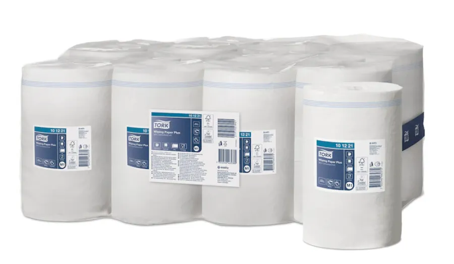 Tork Wiping Plus poetspapier - 2 laags - rol 74,9m - 101221