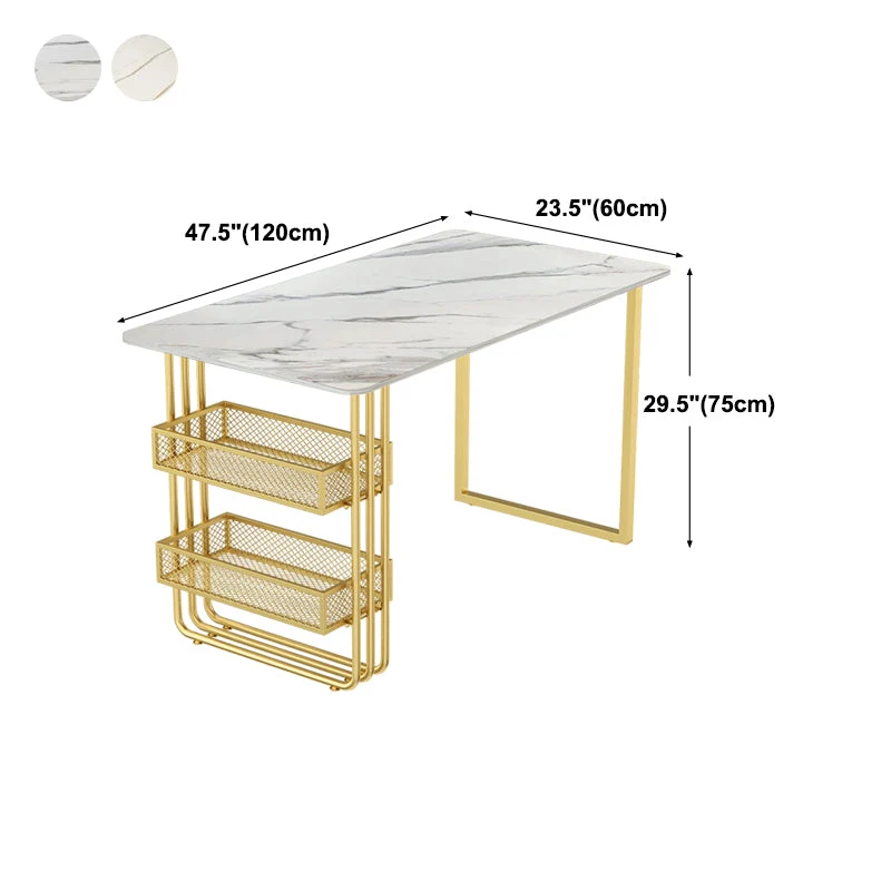 Traditional Luxury Dining Table Metal Double Verguld Pedestal Table Storage 47