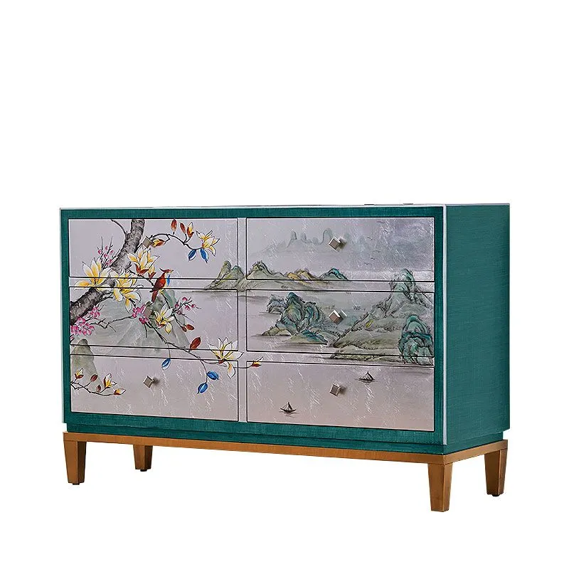 Traditional Uni Wood Storage Chest Horizontal Double Chest 31l