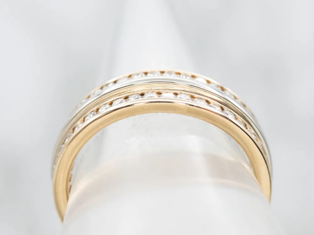 Tweeling Row Diamond Eternity Band