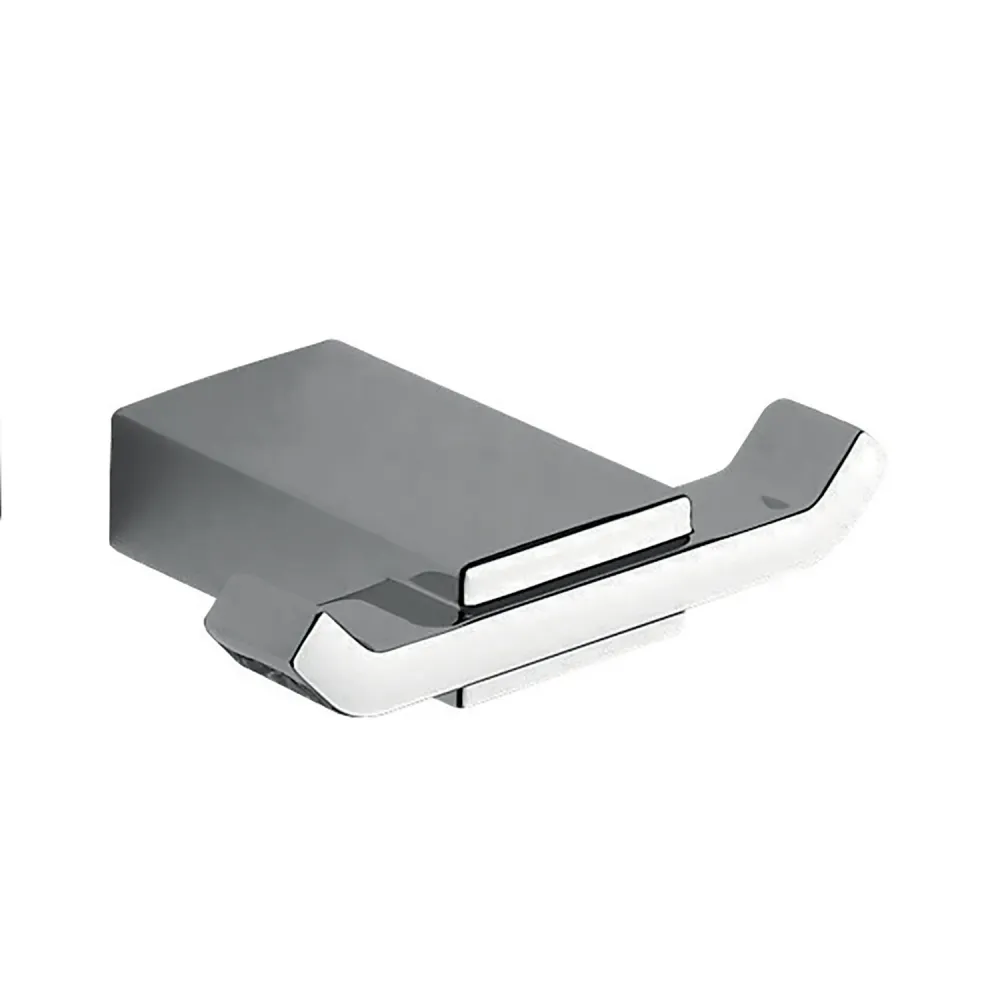 Tweevoudig coat rack stainless steel Gedy Kansas series - Chrome-plated